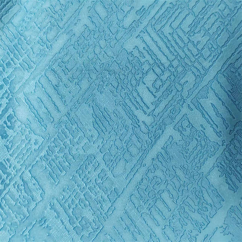 W9081 + 3D 押し花アート オランダ ベルベット 3D エンボス加工フランネル カーテン生地